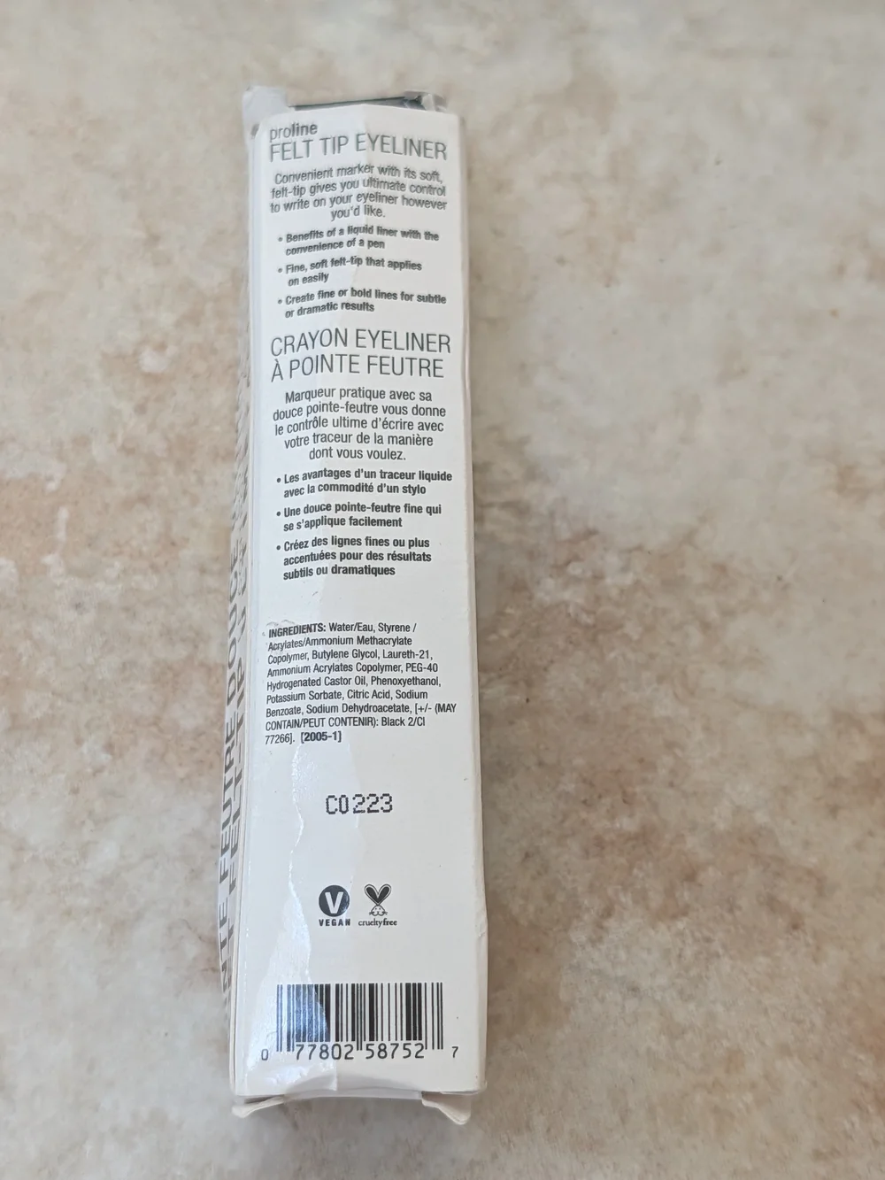 Wet n Wild Soft Felt-Tip Eyeliner NIB
